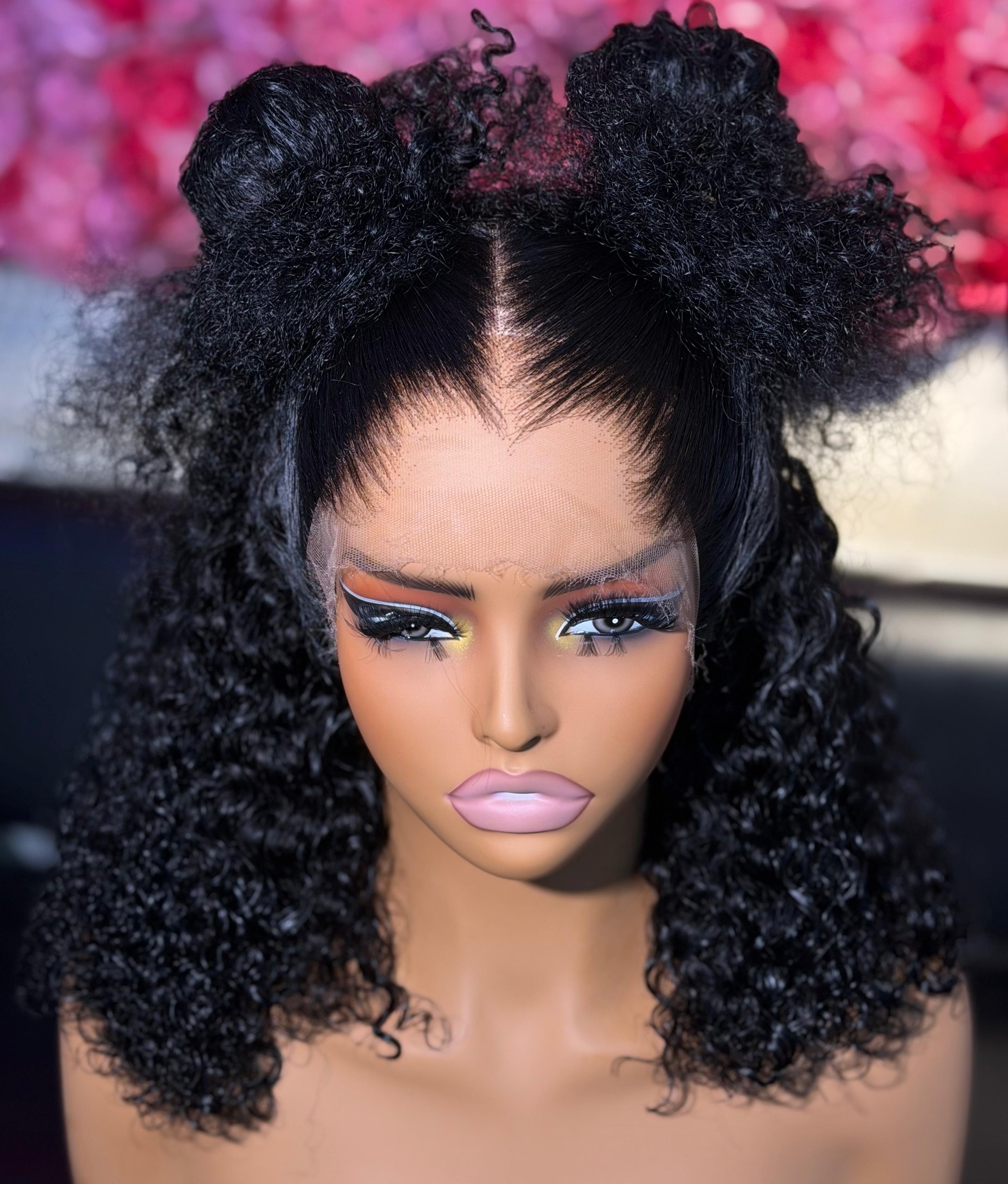 Water Curl Super Double Drown 100%Human Hair Wig